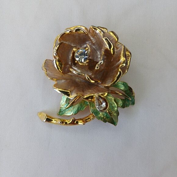 Granziano Commemorative Princess Diana 1997 England’s Rose Brooch  21.5G - Picture 1 of 4